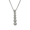 ティファニー TIFFANY＆CO ジャズドロップネックレス プラチナ Pt950 ダイヤモンド ジュエリー
