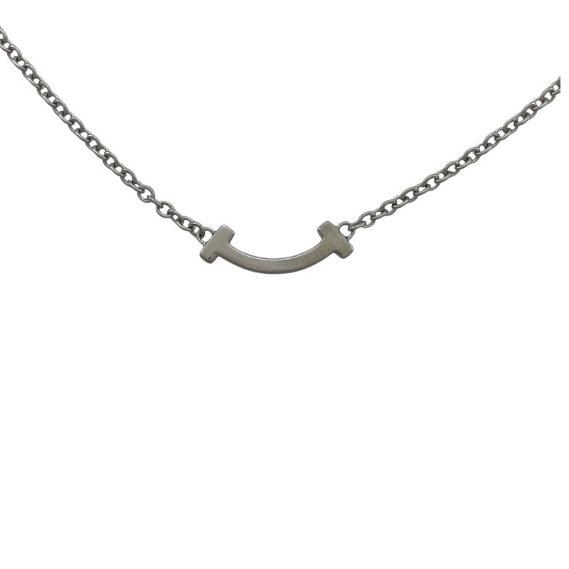 ティファニー TIFFANY＆CO Tスマイルダイヤブレスミニ ホワイトゴールド Au750 ダイヤモンド ジュエリー