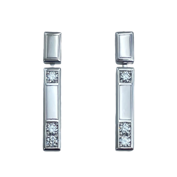 ハリーウィンストン HARRY WINSTON トラフィックピアス ホワイトゴールド Au750 ダイヤモンド ジュエリー