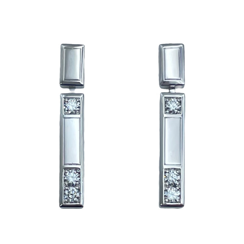 ハリーウィンストン HARRY WINSTON トラフィックピアス ホワイトゴールド Au750 ダイヤモンド ジュエリー