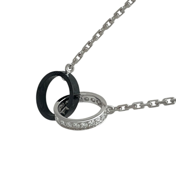 カルティエ Cartier ベビーラブネックレス ホワイトゴールド Au750 ダイヤモンド ジュエリー
