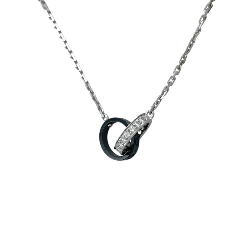 カルティエ Cartier ベビーラブネックレス ホワイトゴールド Au750 ダイヤモンド ジュエリー