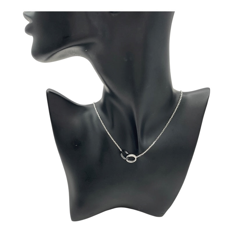 カルティエ Cartier ベビーラブネックレス ホワイトゴールド Au750 ダイヤモンド ジュエリー