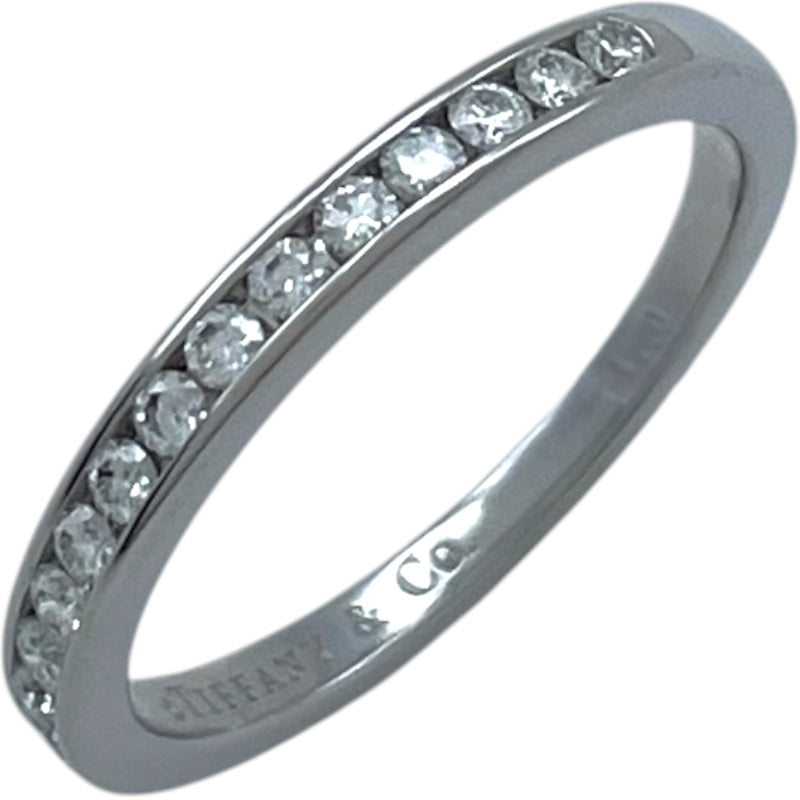 ティファニー TIFFANY＆CO チャネルセッティングリング プラチナ Pt950 ダイヤモンド ジュエリー