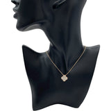 ヴァンクリーフ＆アーペル Van Cleef & Arpels ヴィンテージアルハンブラネックレス ピンクゴールド Au750 マザーオブパール ジュエリー