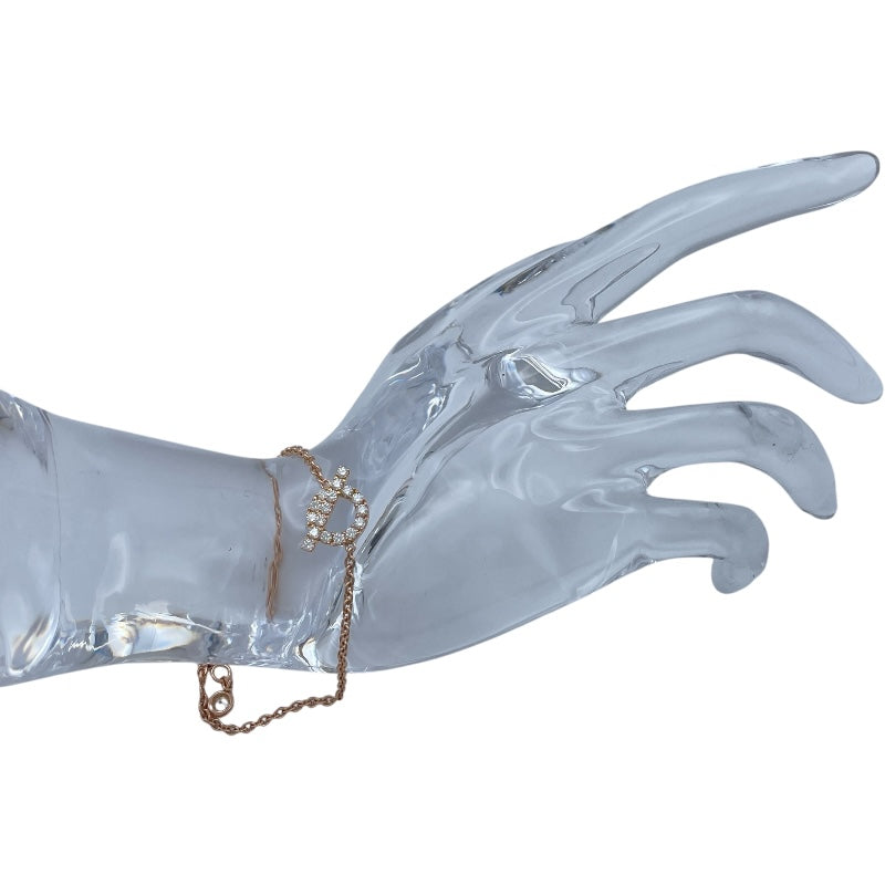 エルメス HERMES フィネスダイヤブレスレットSH ピンクゴールド Au750 アクセサリー