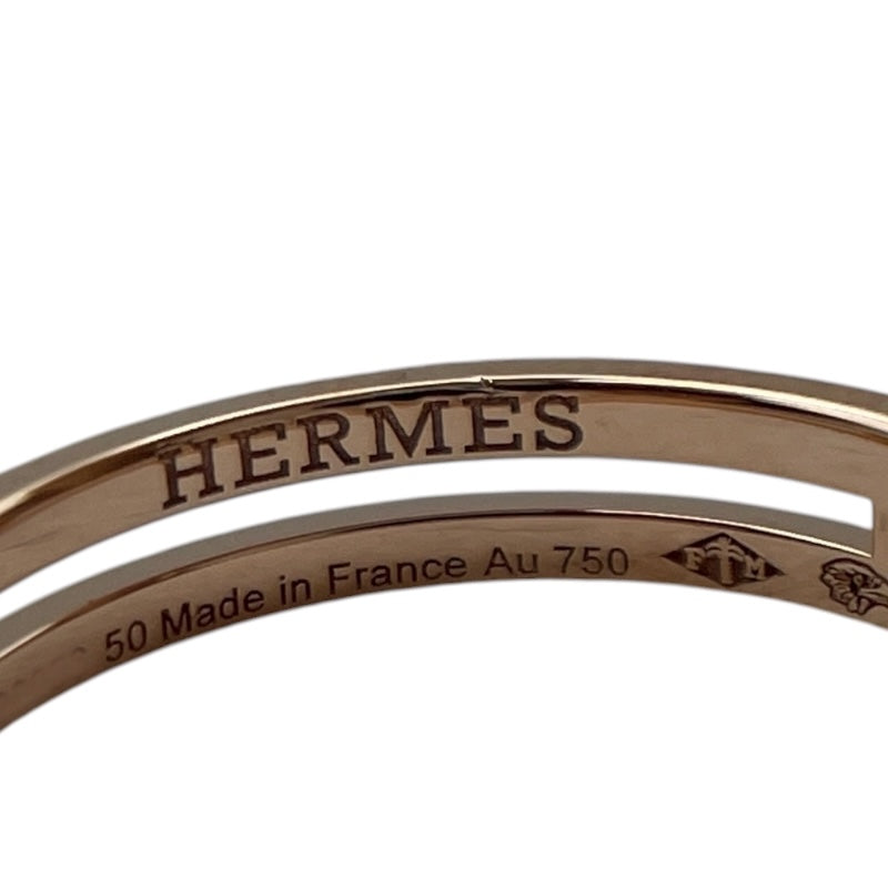 エルメス HERMES アリアンヌリング ピンクゴールド Au750 ジュエリー