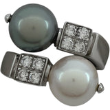 ブルガリ BVLGARI ルチアリング ホワイトゴールド 750 パール ジュエリー