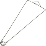 カルティエ Cartier Cハートネックレス ホワイトゴールド 750 ジュエリー