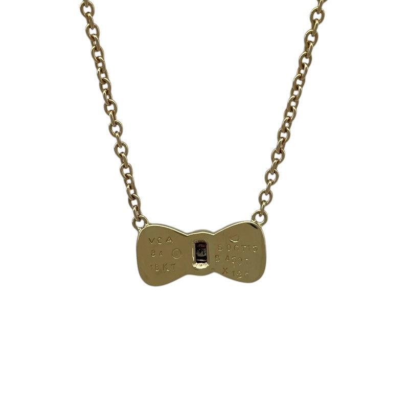 ヴァンクリーフ＆アーペル Van Cleef & Arpels ヌーパピヨンネックレス イエローゴールド 18K ダイヤモンド　 ジュエリー