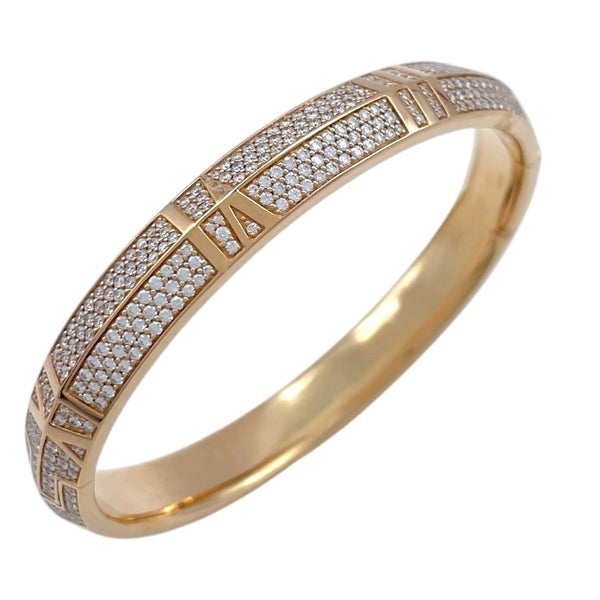 ティファニー TIFFANY＆CO アトラスXブレス ピンクゴールド Au750 ダイヤモンド ジュエリー