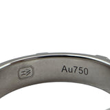 ハリーウィンストン HARRY WINSTON HWロゴバンドリング ホワイトゴールド Au750 ダイヤモンド ジュエリー