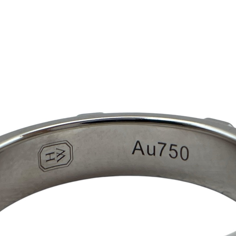 ハリーウィンストン HARRY WINSTON HWロゴバンドリング ホワイトゴールド Au750 ダイヤモンド ジュエリー