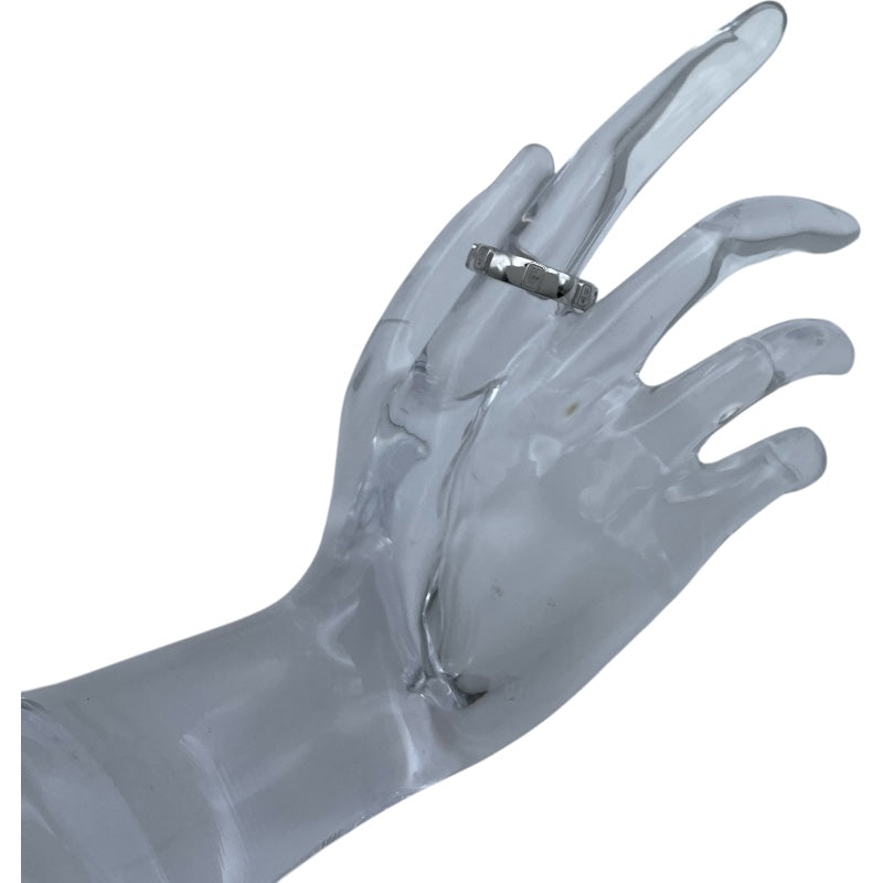 ハリーウィンストン HARRY WINSTON HWロゴバンドリング ホワイトゴールド Au750 ダイヤモンド ジュエリー