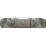 ハリーウィンストン HARRY WINSTON HWロゴバンドリング ホワイトゴールド Au750 ダイヤモンド ジュエリー