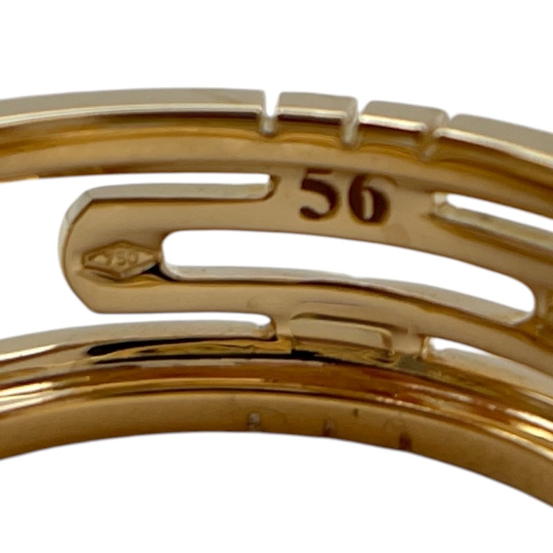 ブルガリ BVLGARI パレンテシリング ゴールド 750 ジュエリー