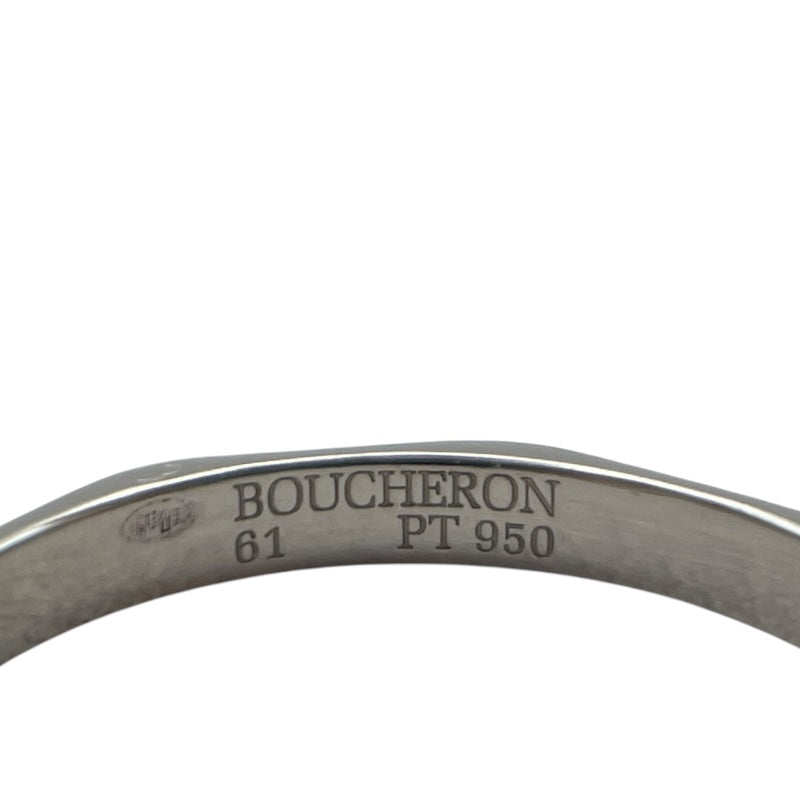 ブシュロン BOUCHERON ファセットリング スモール プラチナ Pt950 ジュエリー