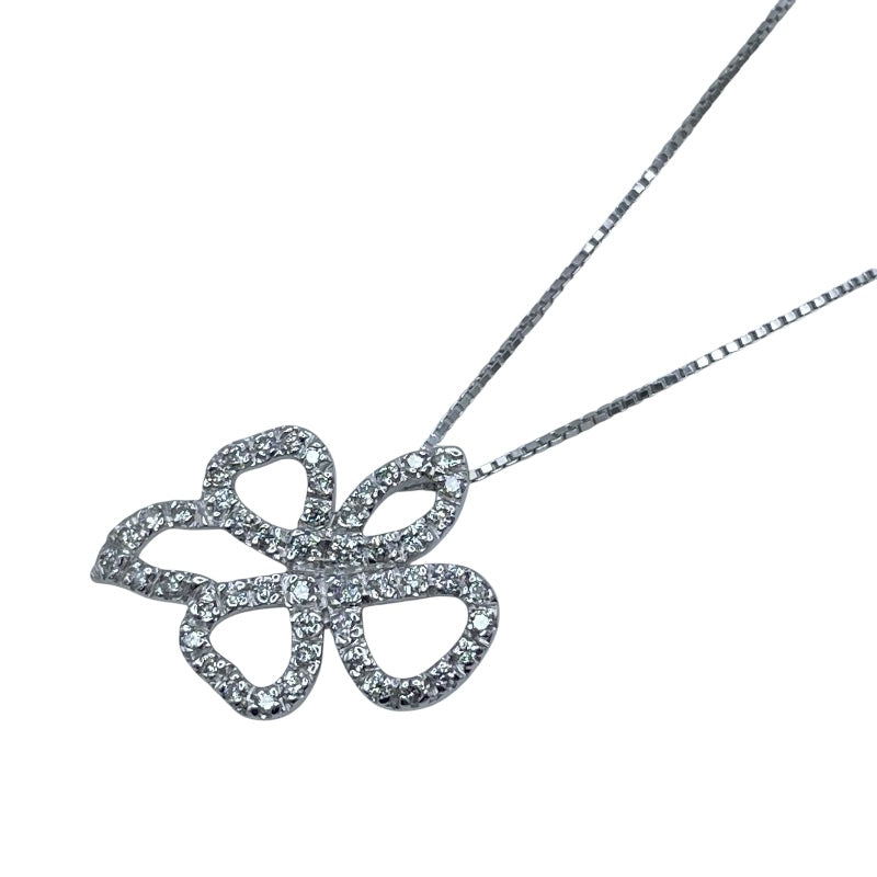 グッチ GUCCI フローラネックレス ホワイトゴールド 750 ジュエリー