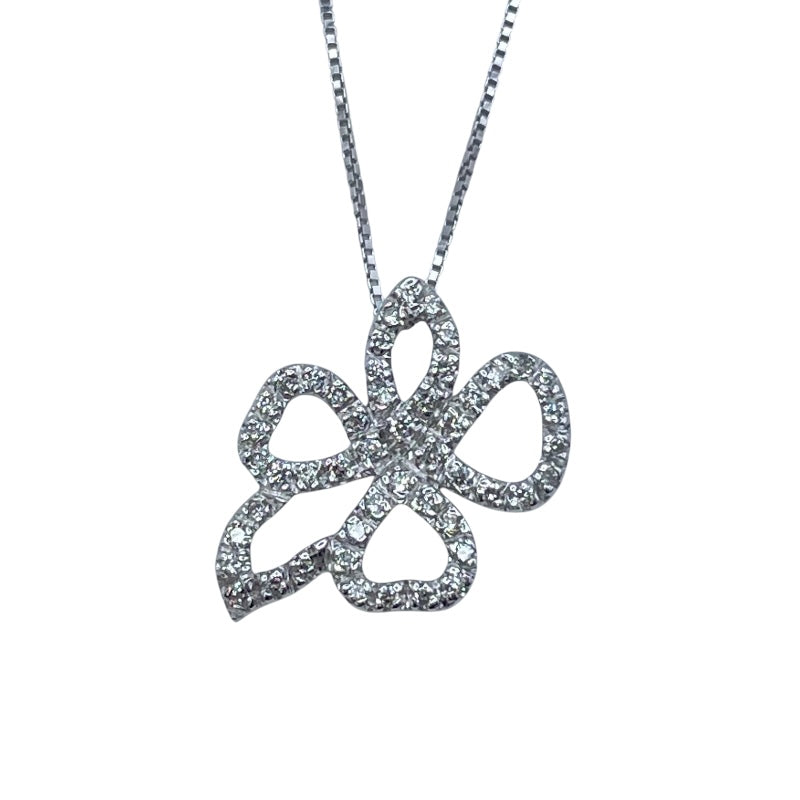 グッチ GUCCI フローラネックレス ホワイトゴールド 750 ジュエリー