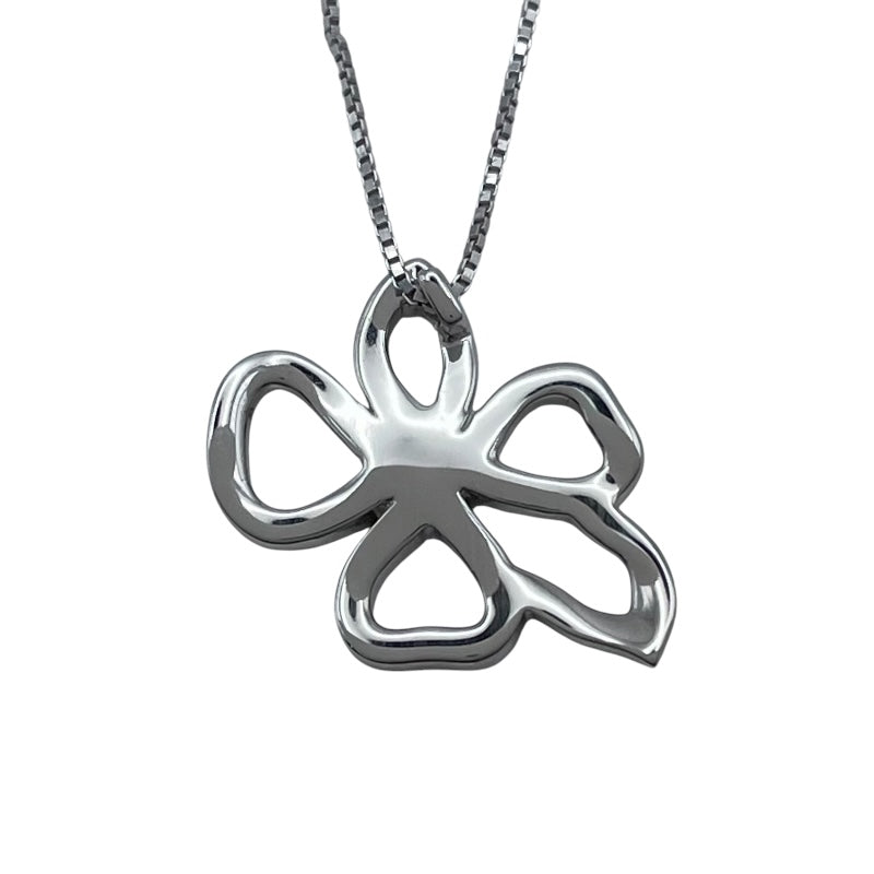 グッチ GUCCI フローラネックレス ホワイトゴールド 750 ジュエリー