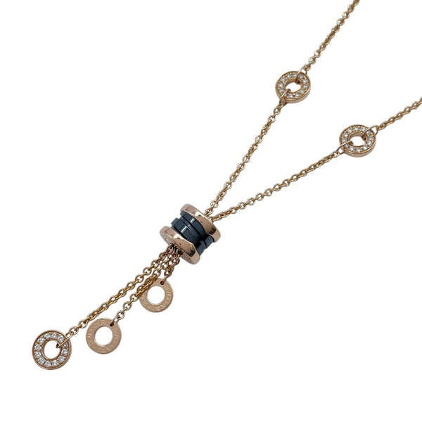 ブルガリ BVLGARI エレメントネックレス ピンクゴールド Au750 ジュエリー