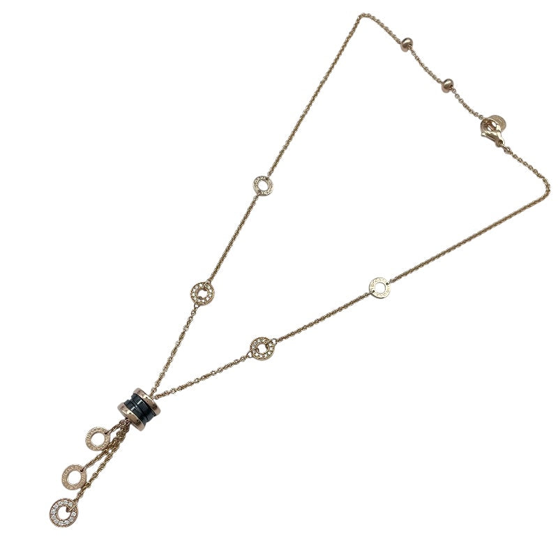 ブルガリ BVLGARI エレメントネックレス ピンクゴールド Au750 ジュエリー