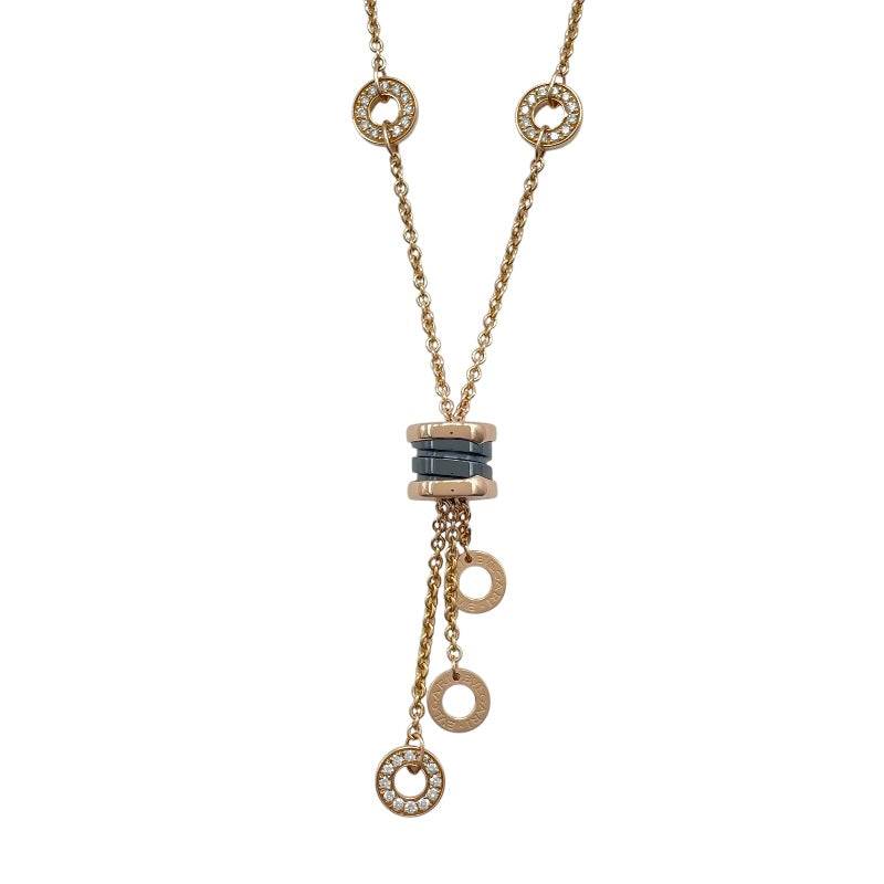 ブルガリ BVLGARI エレメントネックレス ピンクゴールド Au750 ジュエリー