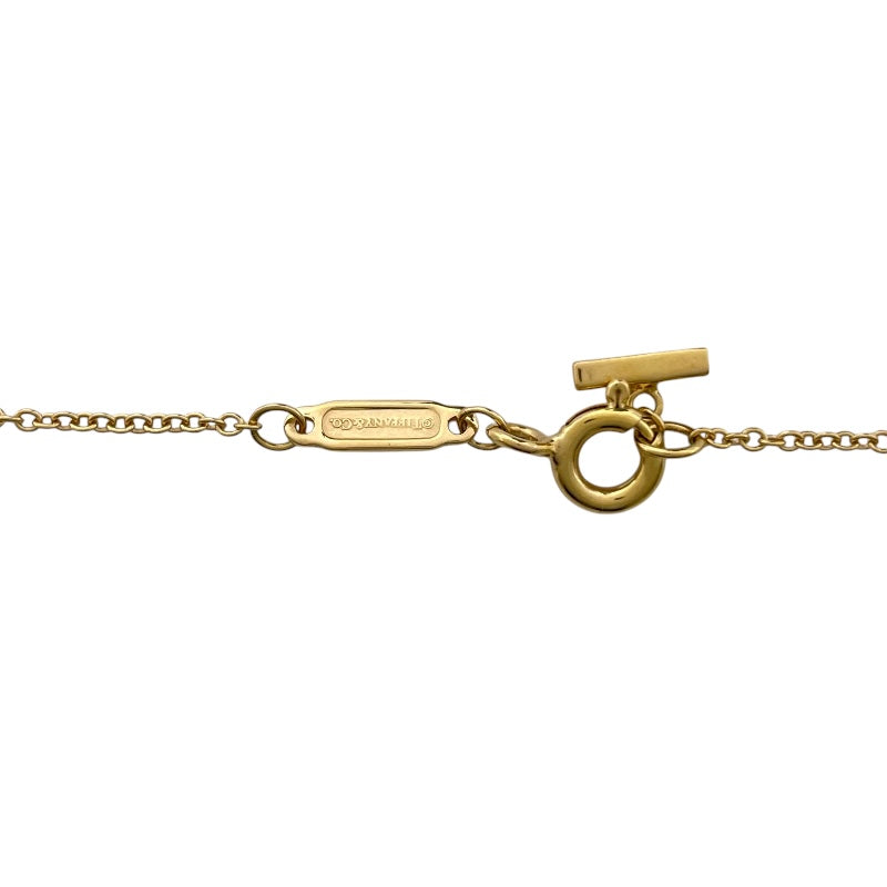 ティファニー TIFFANY＆CO Tスマイルネックレスミニ ピンクゴールド Au750 ジュエリー