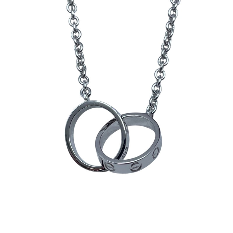 カルティエ Cartier ベビーラブネックレス ホワイトゴールド Au750 ジュエリー