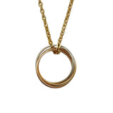 カルティエ Cartier ベビートリニティネックレス ゴールド 750 ダイヤモンド ジュエリー