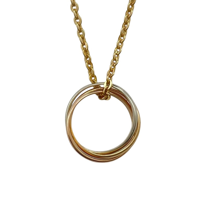 カルティエ Cartier ベビートリニティネックレス ゴールド 750 ダイヤモンド ジュエリー