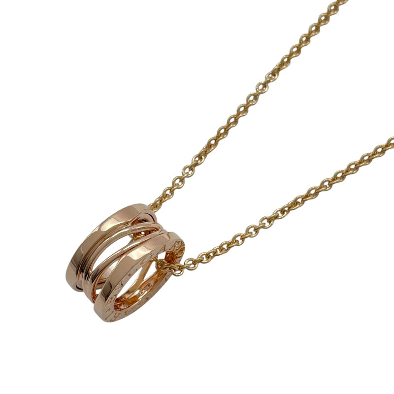 ブルガリ BVLGARI ビーゼロワンレジェンドネックレス ピンクゴールド Au750 ジュエリー