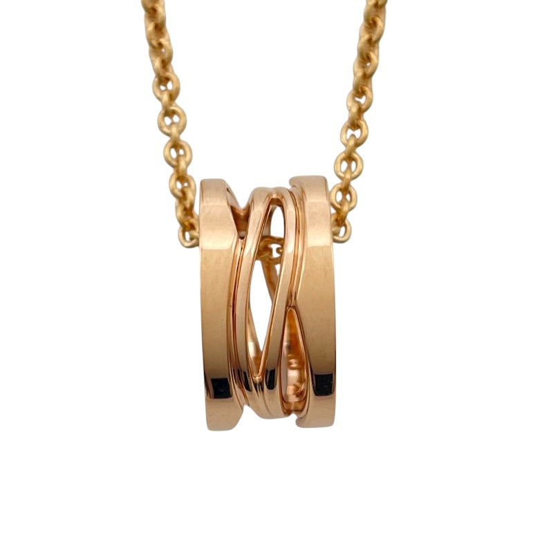 ブルガリ BVLGARI ビーゼロワンレジェンドネックレス ピンクゴールド Au750 ジュエリー
