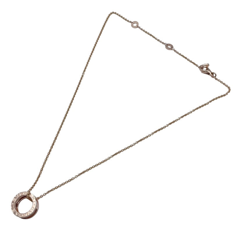 ブルガリ BVLGARI ビーゼロワンレジェンドネックレス ピンクゴールド Au750 ジュエリー