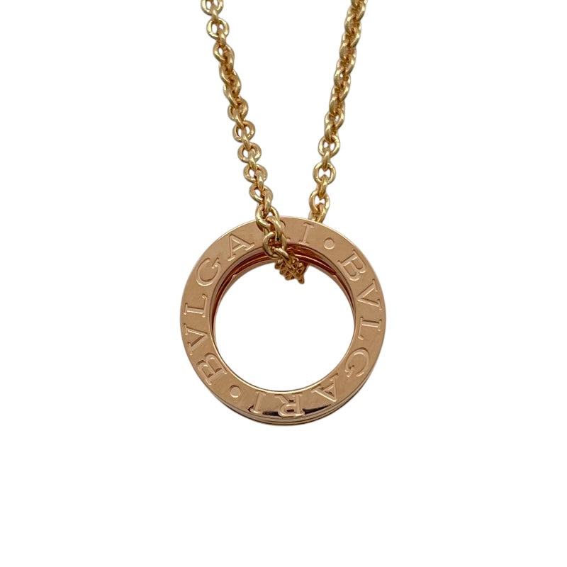 ブルガリ BVLGARI ビーゼロワンレジェンドネックレス ピンクゴールド Au750 ジュエリー
