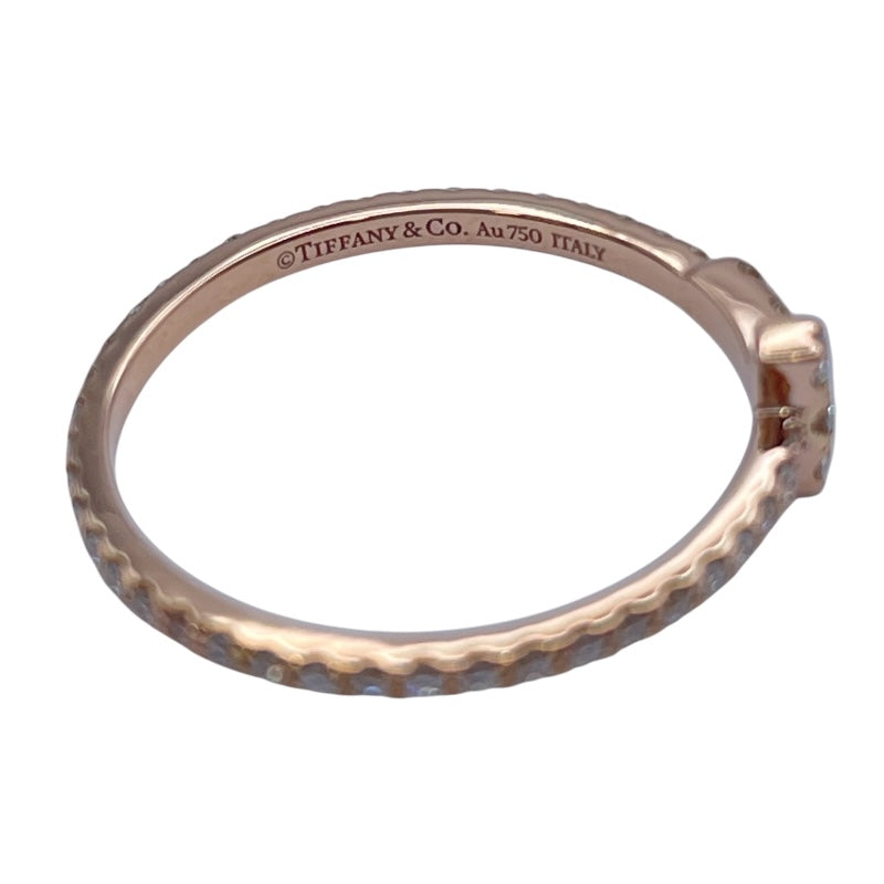 ティファニー TIFFANY＆CO Tワイヤーバンドリング ピンクゴールド Au750 ジュエリー