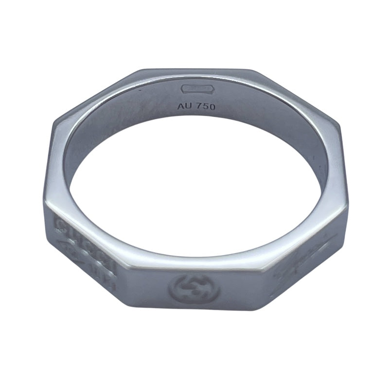 グッチ GUCCI リング ホワイトゴールド Au750 ジュエリー