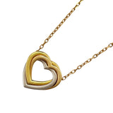 カルティエ Cartier トリニティハートネックレス ピンクゴールド Au750 ジュエリー