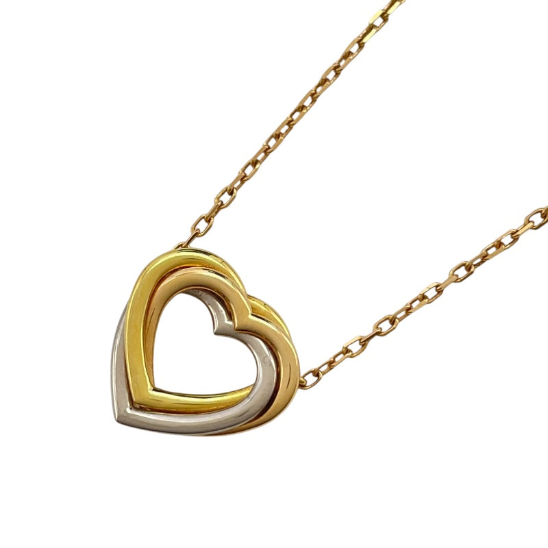 カルティエ Cartier トリニティハートネックレス ピンクゴールド Au750 ジュエリー