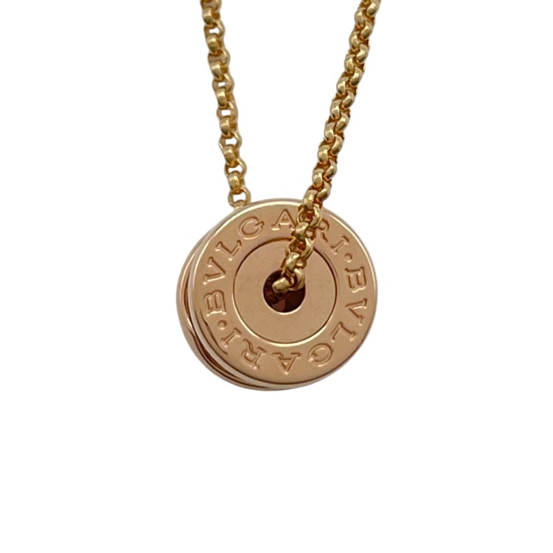 ブルガリ BVLGARI エレメントネックレス ピンクゴールド Au750 ジュエリー