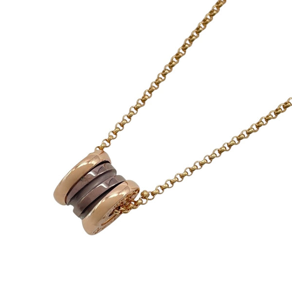 ブルガリ BVLGARI ビーゼロワンエレメントネックレス ピンクゴールド Au750 ジュエリー