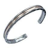 ブルガリ BVLGARI ビーゼロワンオープンブレスSM ピンクゴールドxステンレススチール K18SS ジュエリー