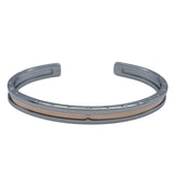 ブルガリ BVLGARI ビーゼロワンオープンブレスSM ピンクゴールドxステンレススチール K18SS ジュエリー