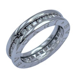 ブルガリ BVLGARI ビーゼロワンリング1バンド(XS) ホワイトゴールド 750 ジュエリー