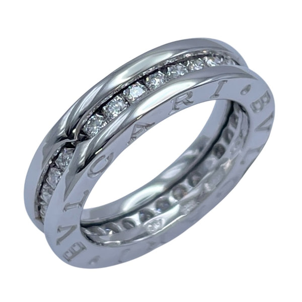 ブルガリ BVLGARI ビーゼロワンリング1バンド(XS) ホワイトゴールド 750 ジュエリー