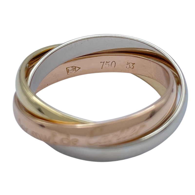 カルティエ Cartier トリニティリング ゴールドxピンクゴールドxホワイトゴールド 750 ジュエリー