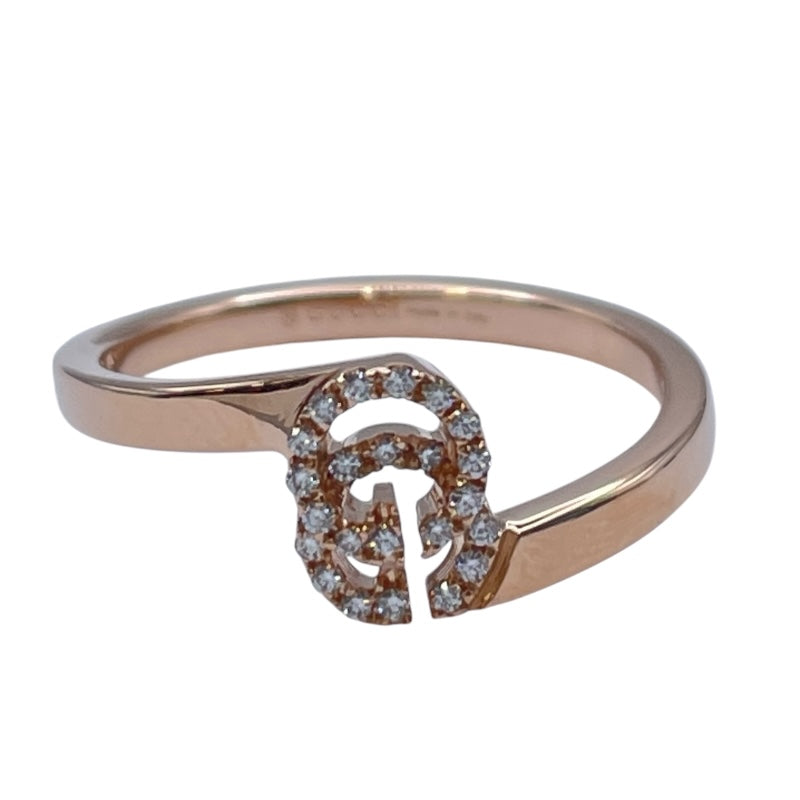 グッチ GUCCI GGランニングリング ピンクゴールド Au750 ジュエリー