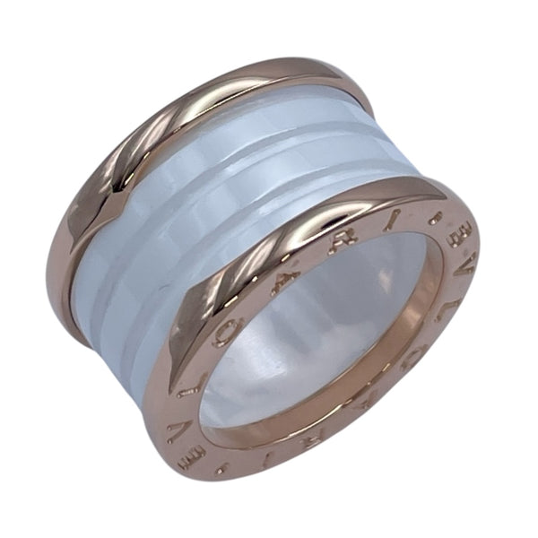 ブルガリ BVLGARI ビーゼロワンリング4バンド(M) ピンクゴールド Au750 ジュエリー