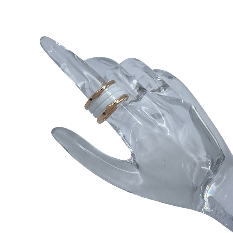 ブルガリ BVLGARI ビーゼロワンリング4バンド(M) ピンクゴールド Au750 ジュエリー