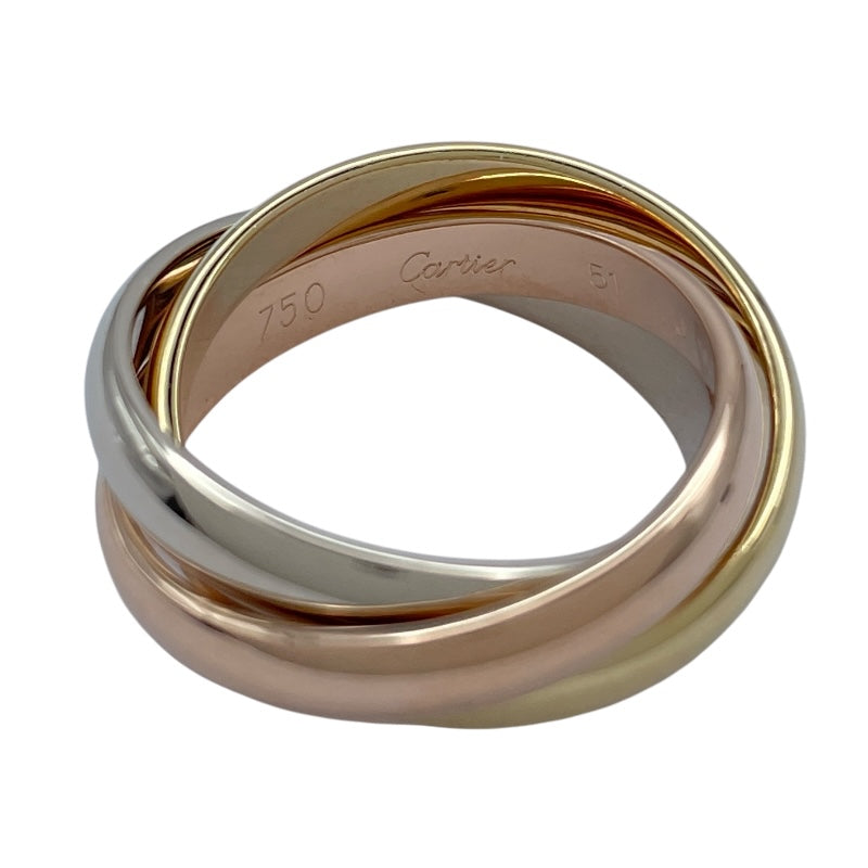カルティエ Cartier トリニティリング ゴールドxピンクゴールドxホワイトゴールド 750 ジュエリー